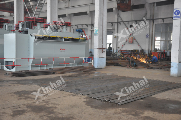 石英砂浮选机生产车间